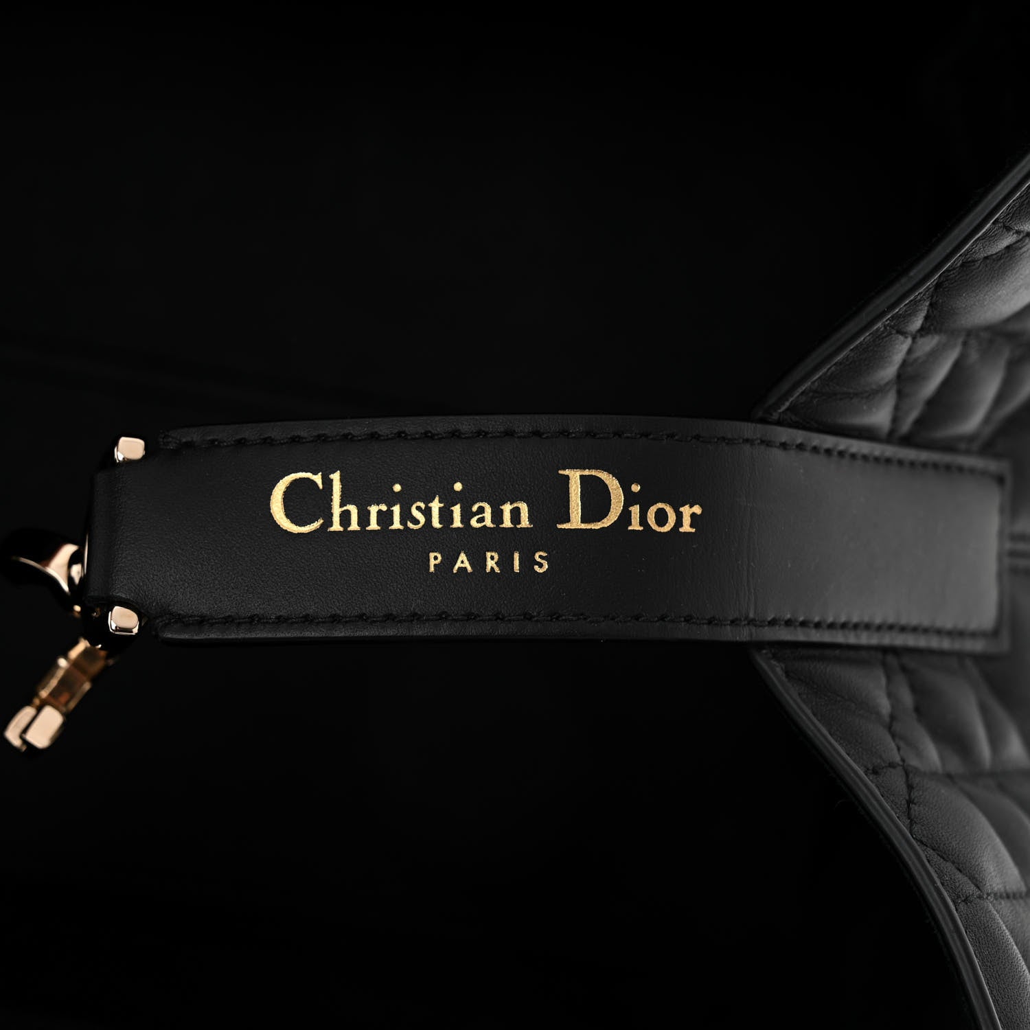 Christian Dior Calfskin Macrocannage Medium Toujours Black 7 of 10