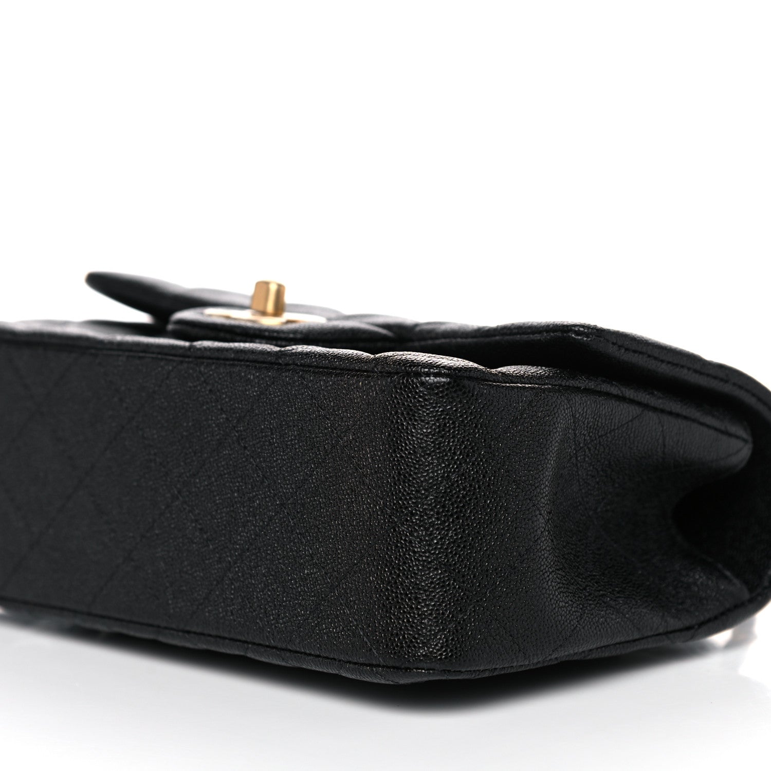 Chanel Caviar Quilted Mini Top Handle Rectangular Flap Black 9 of 10