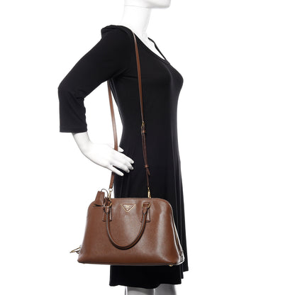 Prada Saffiano Lux Medium Promenade Tote Palissandro 2 of 13