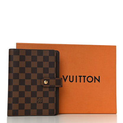 Louis Vuitton Damier Ebene Medium Ring Agenda Cover 11 of 11