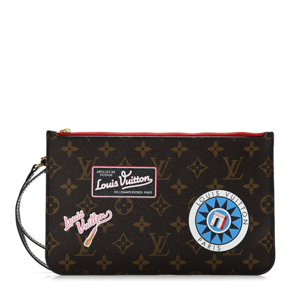 Louis Vuitton Monogram World Tour Neverfull MM GM Pochette 1 of 13