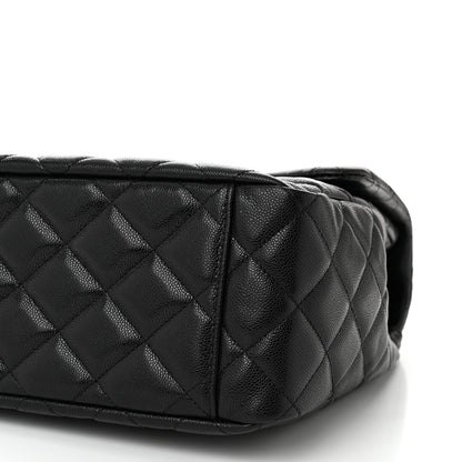 Chanel Caviar Quilted XXL Travel Flap Bag Black 10 of 11