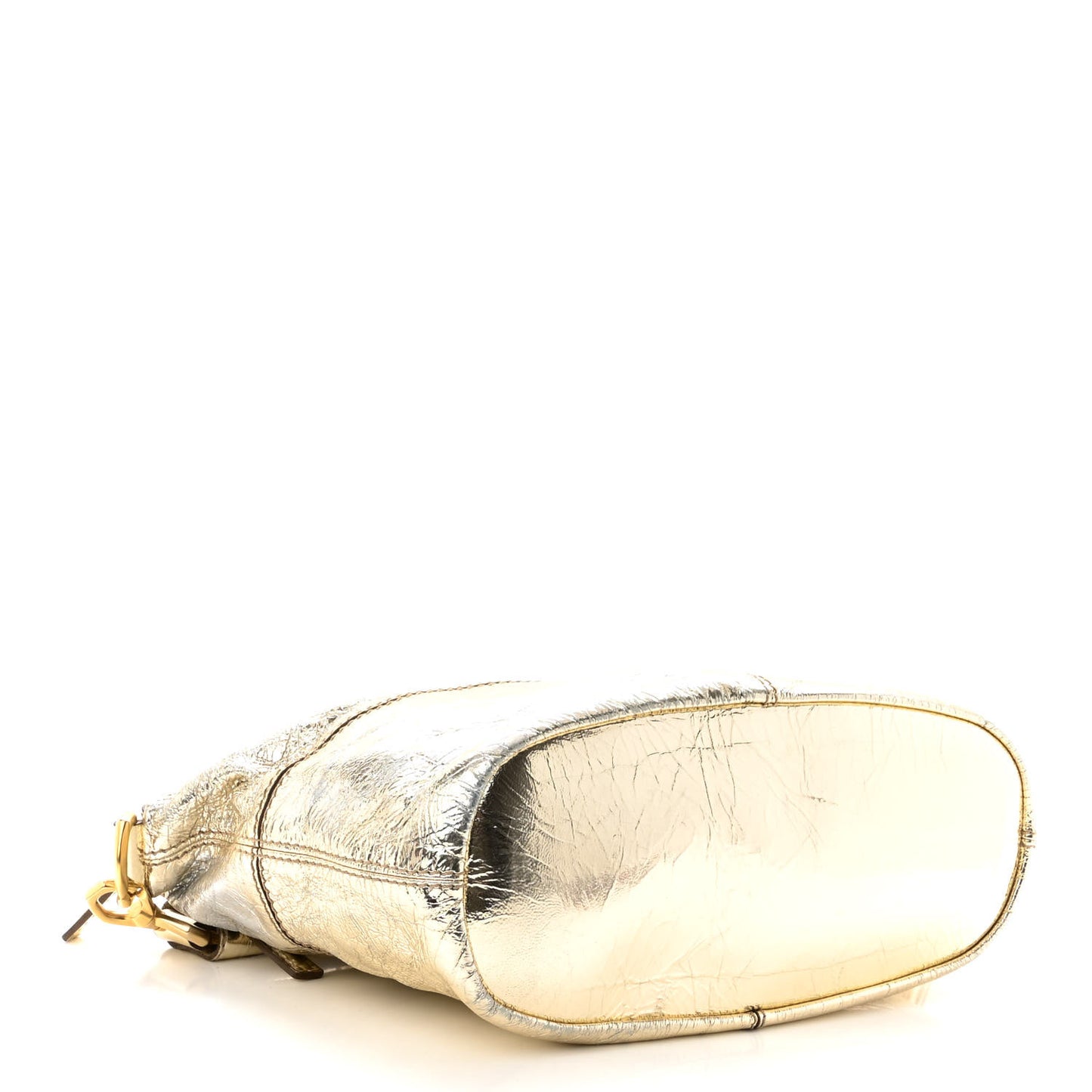 Lambskin Small Nightingale Metallic Gold