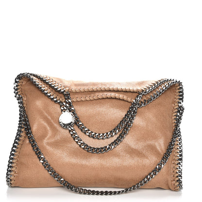Stella McCartney Shaggy Deer Falabella Fold Over Tote Taupe 1 of 6