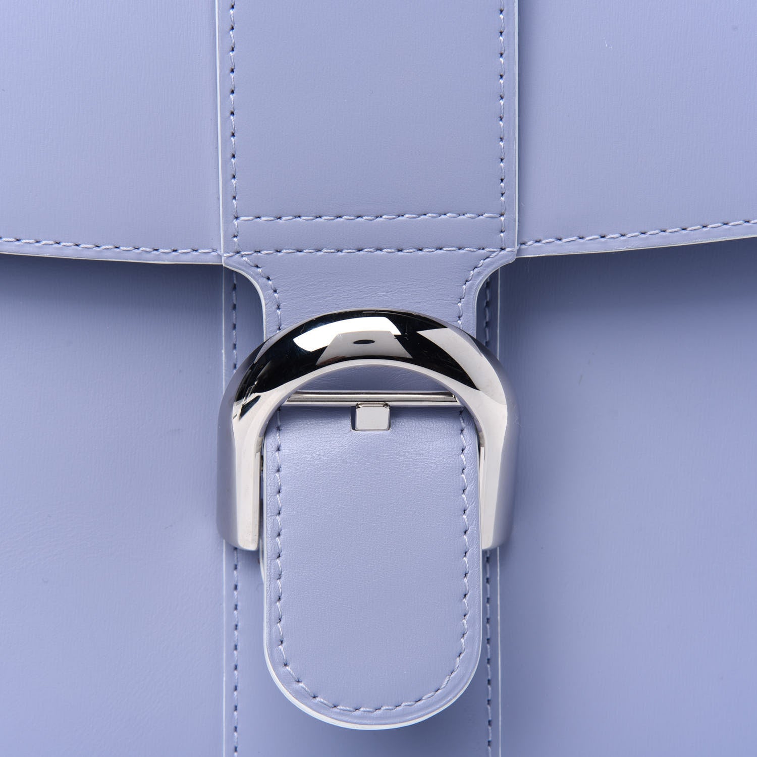 Delvaux Box Calfskin MM Brillant Satchel Lilac 13 of 14