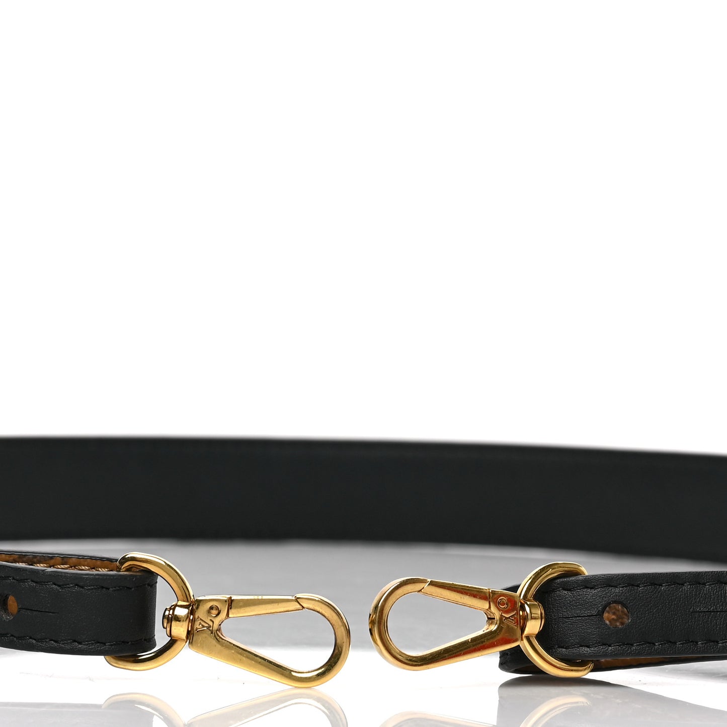 LOUIS VUITTON Reverse Monogram Bandouliere Shoulder Strap XL Black