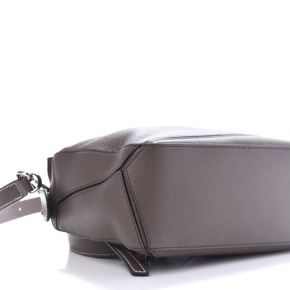 Loewe Calfskin Small Puzzle Bag Dark Taupe 6 of 10