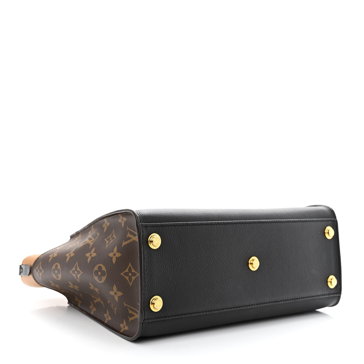 Calfskin Monogram On My Side Black