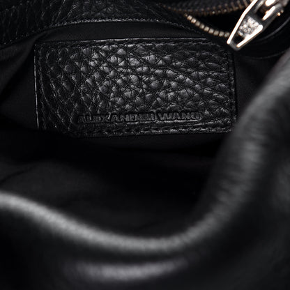 Alexander Wang Pebbled Lambskin Rocco Black Pale Gold Hardware 7 of 10