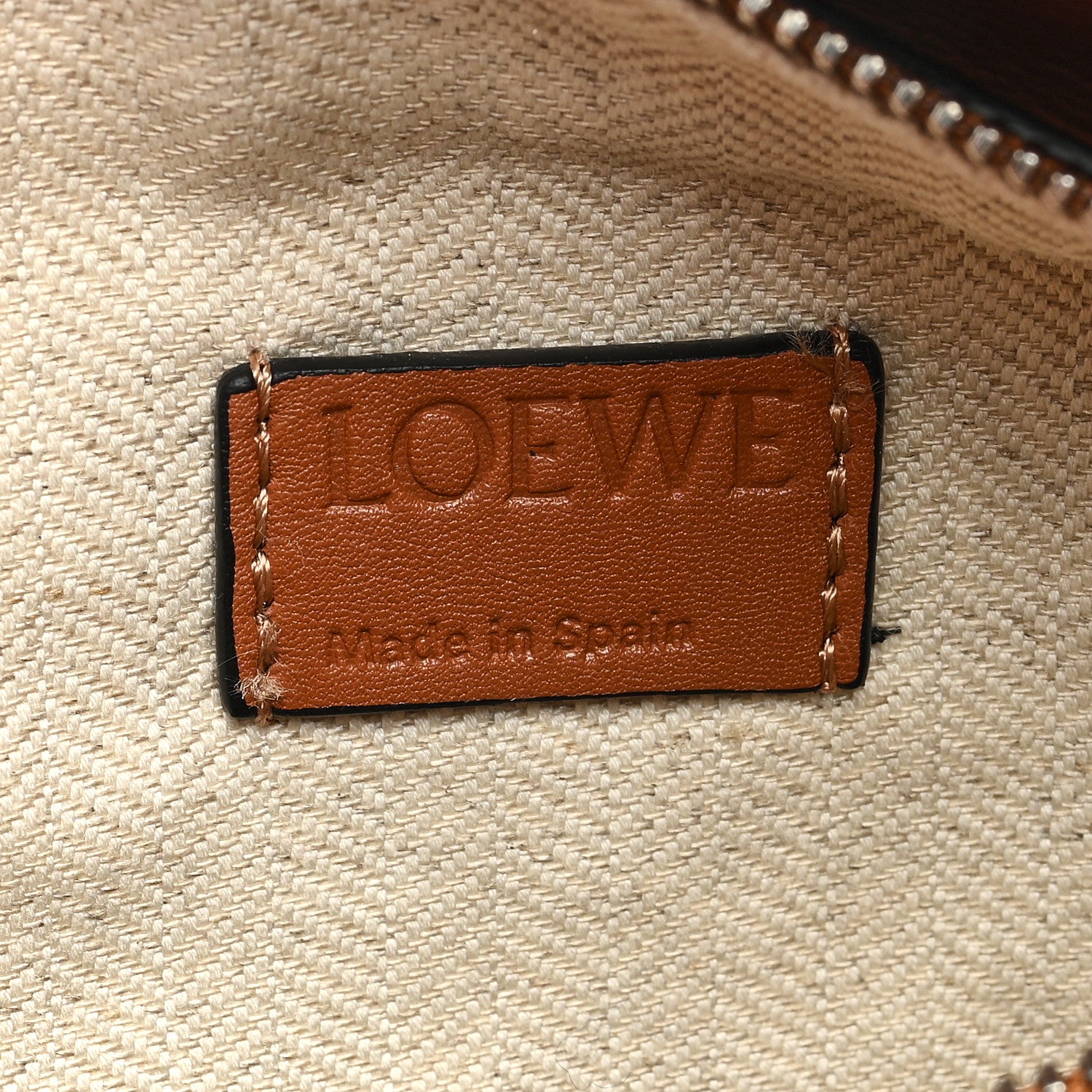 Loewe Calfskin Mini Puzzle Bumbag Tan 6 of 10