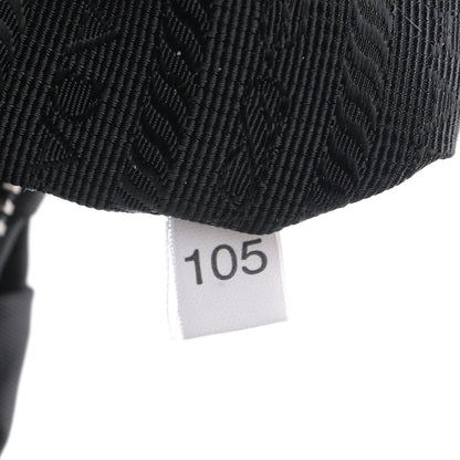 Prada Tessuto Nylon Nappa Braided Gaufre Shoulder Bag Black 6 of 8