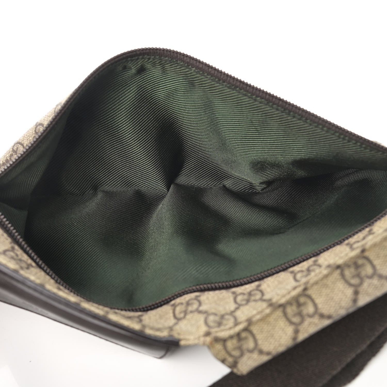 Gucci GG Plus Monogram Double Pocket Belt Bag Dark Brown 5 of 12