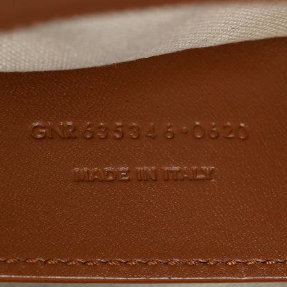 Saint Laurent Canvas Calfskin Baby Monogram Downtown Cabas Greggio Brick 7 of 10