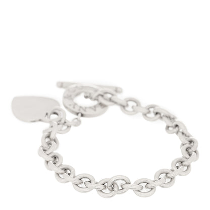 Tiffany Sterling Silver Heart Tag Toggle Bracelet 2 of 3
