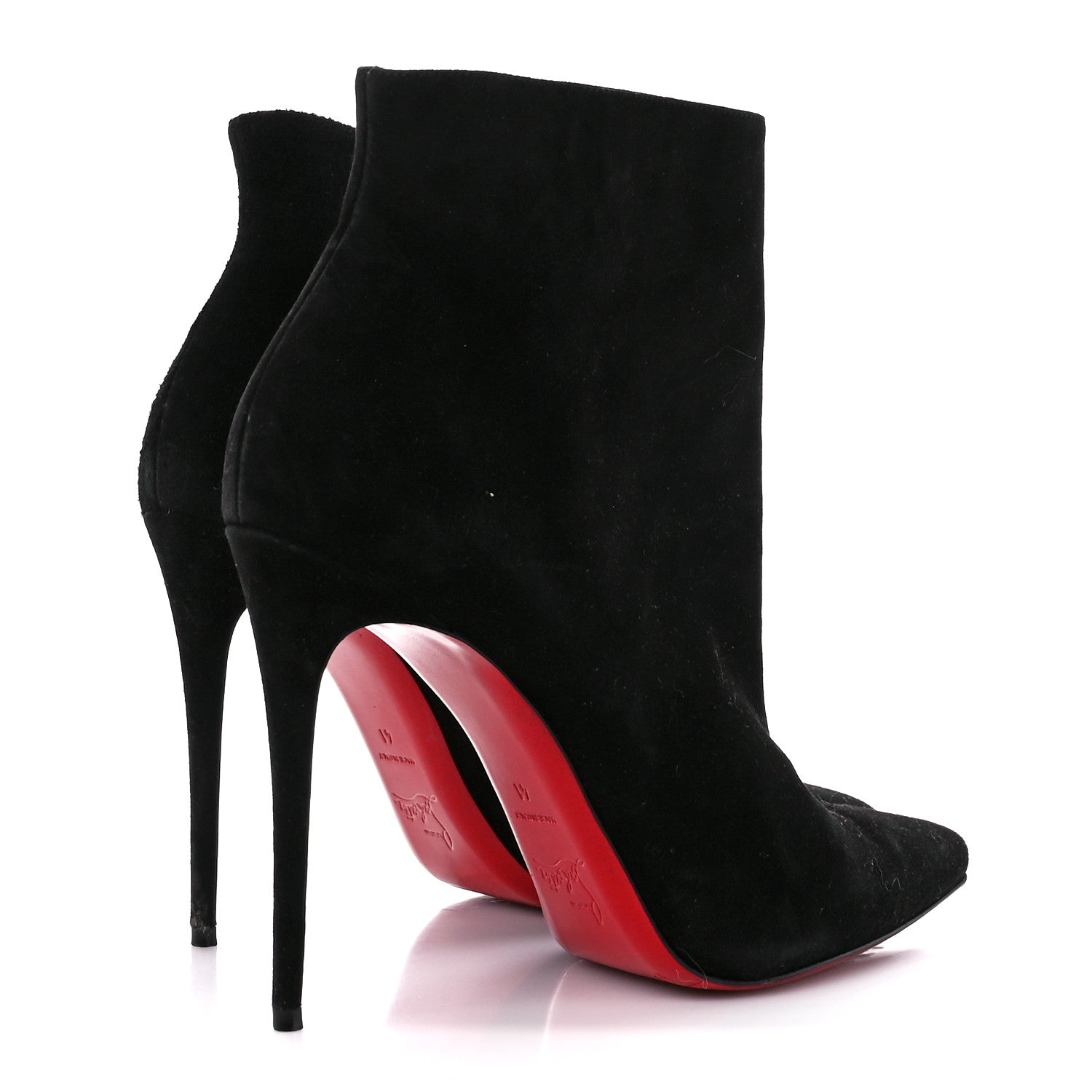 Christian Louboutin Suede So Kate Booty 100 Ankle Boots 41 Black 4 of 9