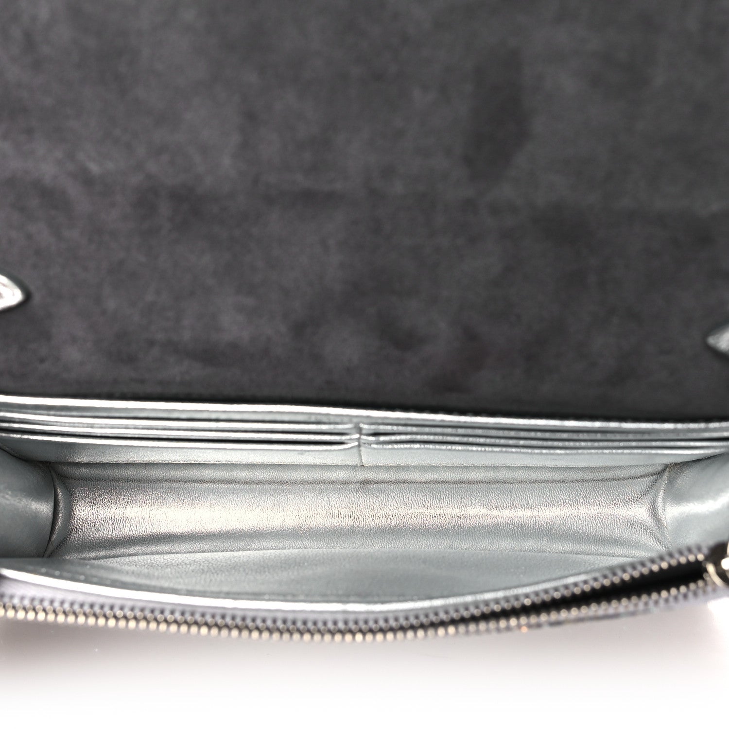 Jimmy Choo Glitter Palace Wallet On Chain Silver Multicolor 5 of 11