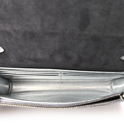 Jimmy Choo Glitter Palace Wallet On Chain Silver Multicolor 5 of 11