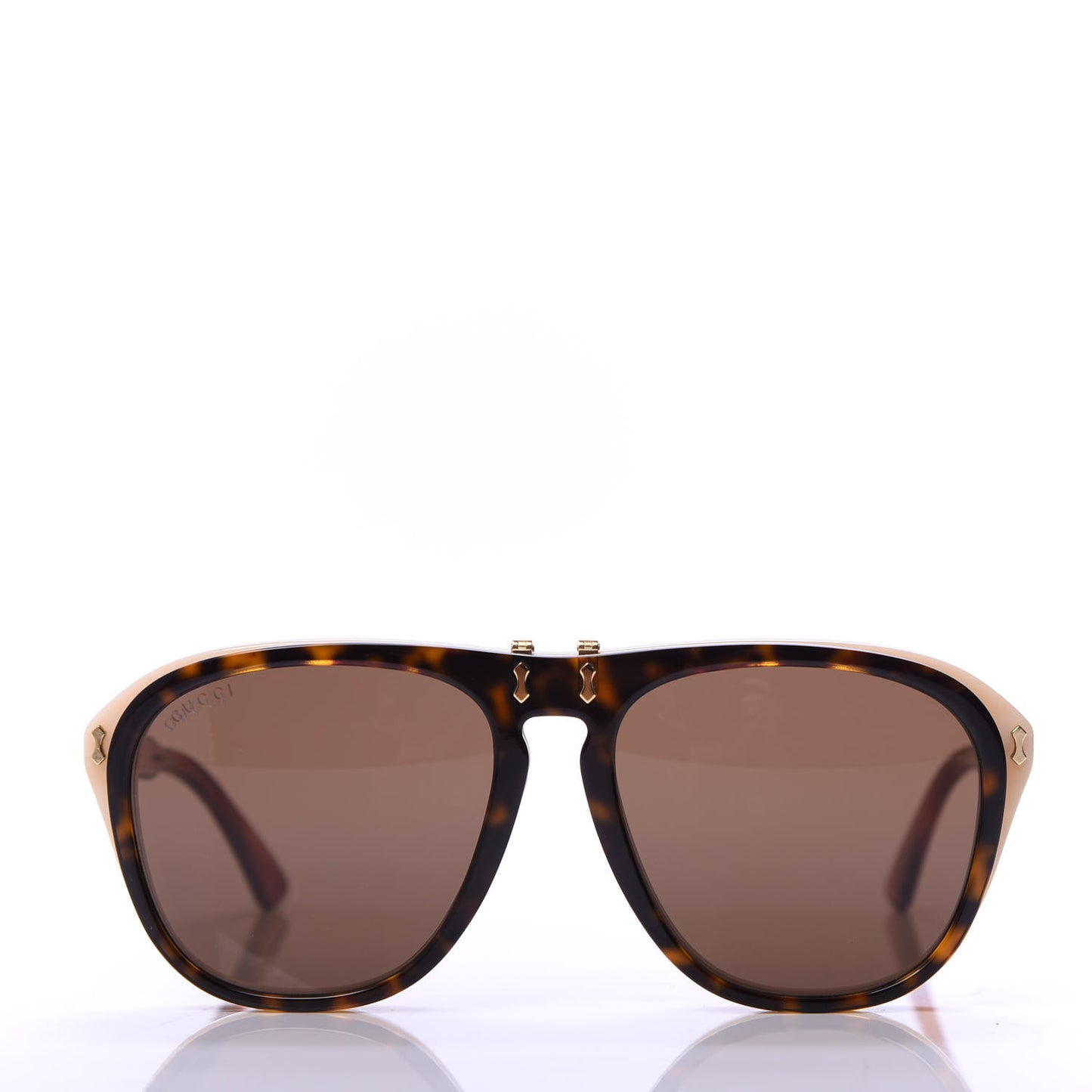 Acetate Flip Up Aviator Sunglasses GG0087S Havana
