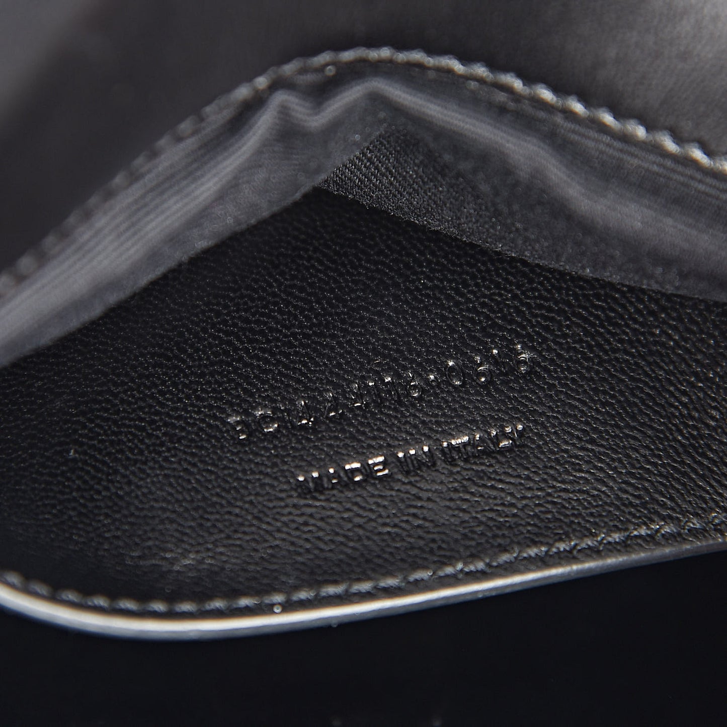 Lambskin Matelasse Chevron Monogram Bubble Chain Crossbody Black