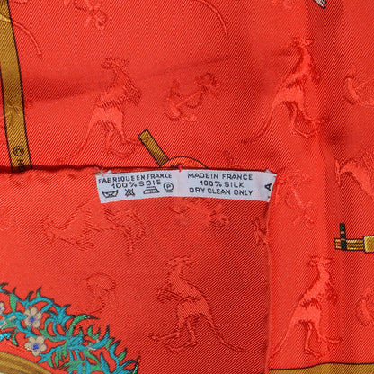 Hermes Silk Le Geographe Scarf 90 6 of 6