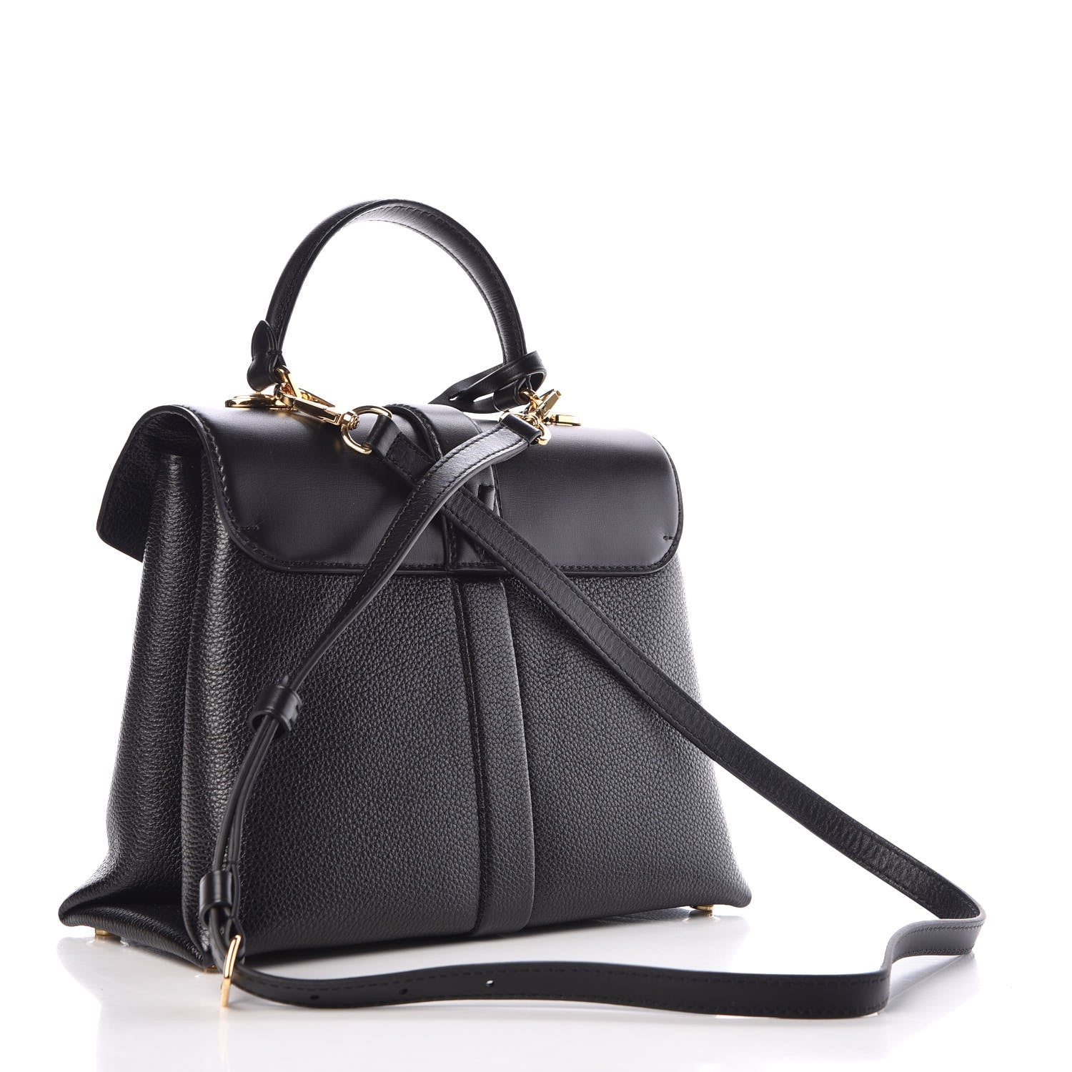 Louis Vuitton Grained Smooth Calfskin Rose Des Vents PM Black 3 of 7