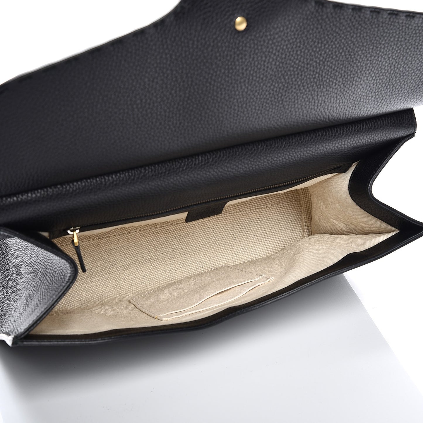 Calfskin Feline Medium GG Marmont Top Handle Bag Black