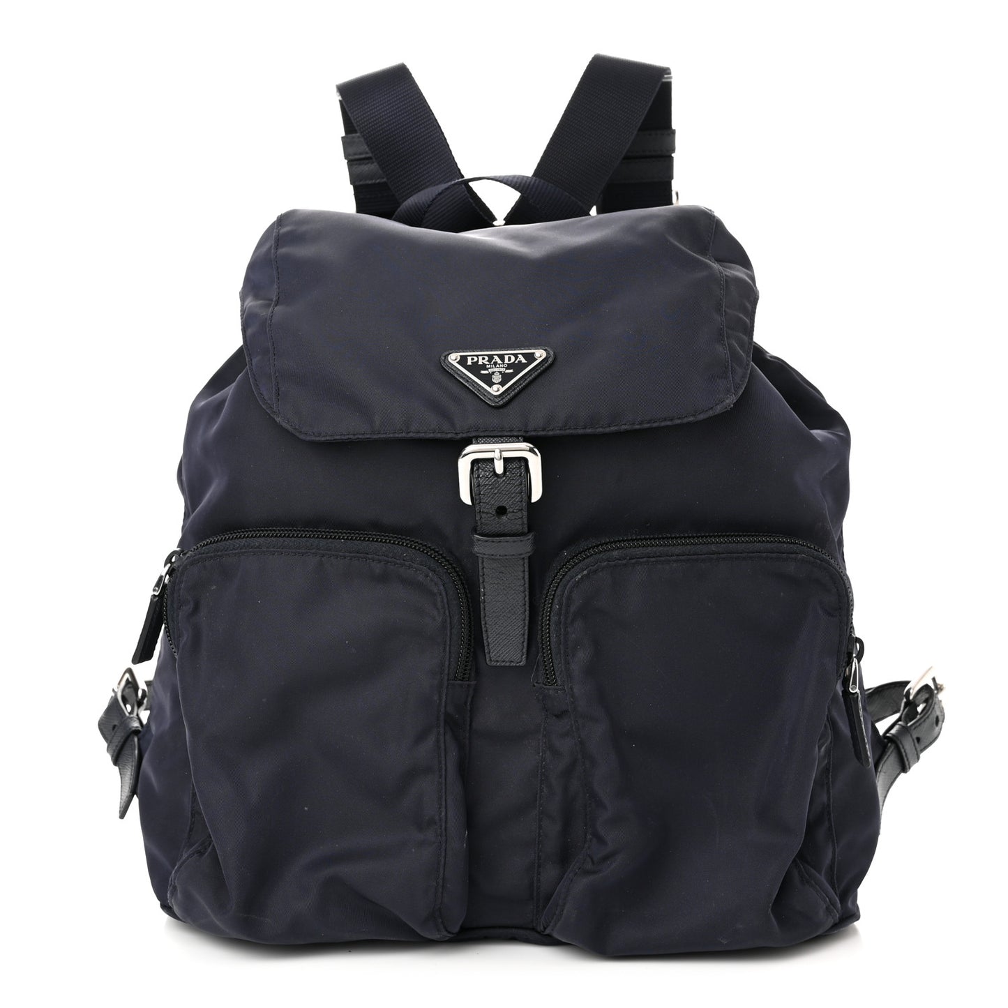 Nylon Vela Large Backpack Navy