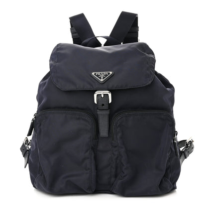 Prada Nylon Vela Large Backpack Navy 1 of 13