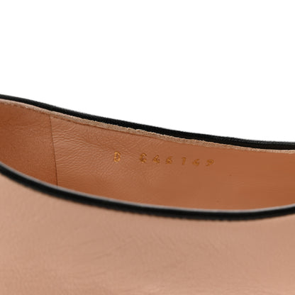 Chanel Lambskin Bow Mary Jane Flats 37 Beige Black 9 of 9