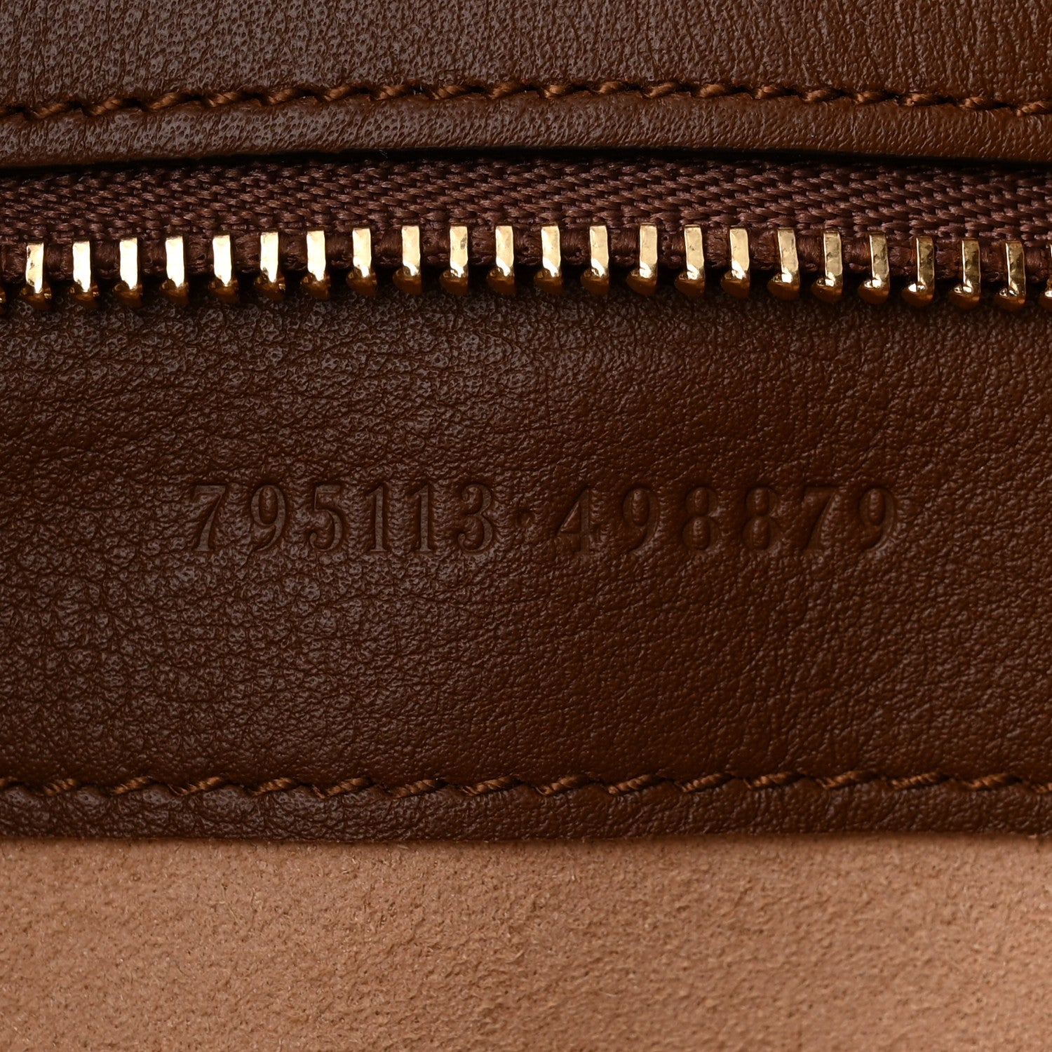 Gucci GG Supreme Monogram Medium Padlock Shoulder Bag Beige Ebony Brown Sugar 7 of 10