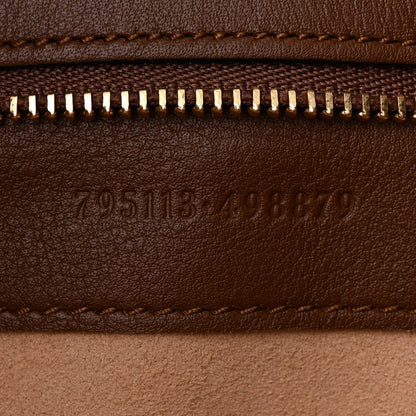 Gucci GG Supreme Monogram Medium Padlock Shoulder Bag Beige Ebony Brown Sugar 7 of 10