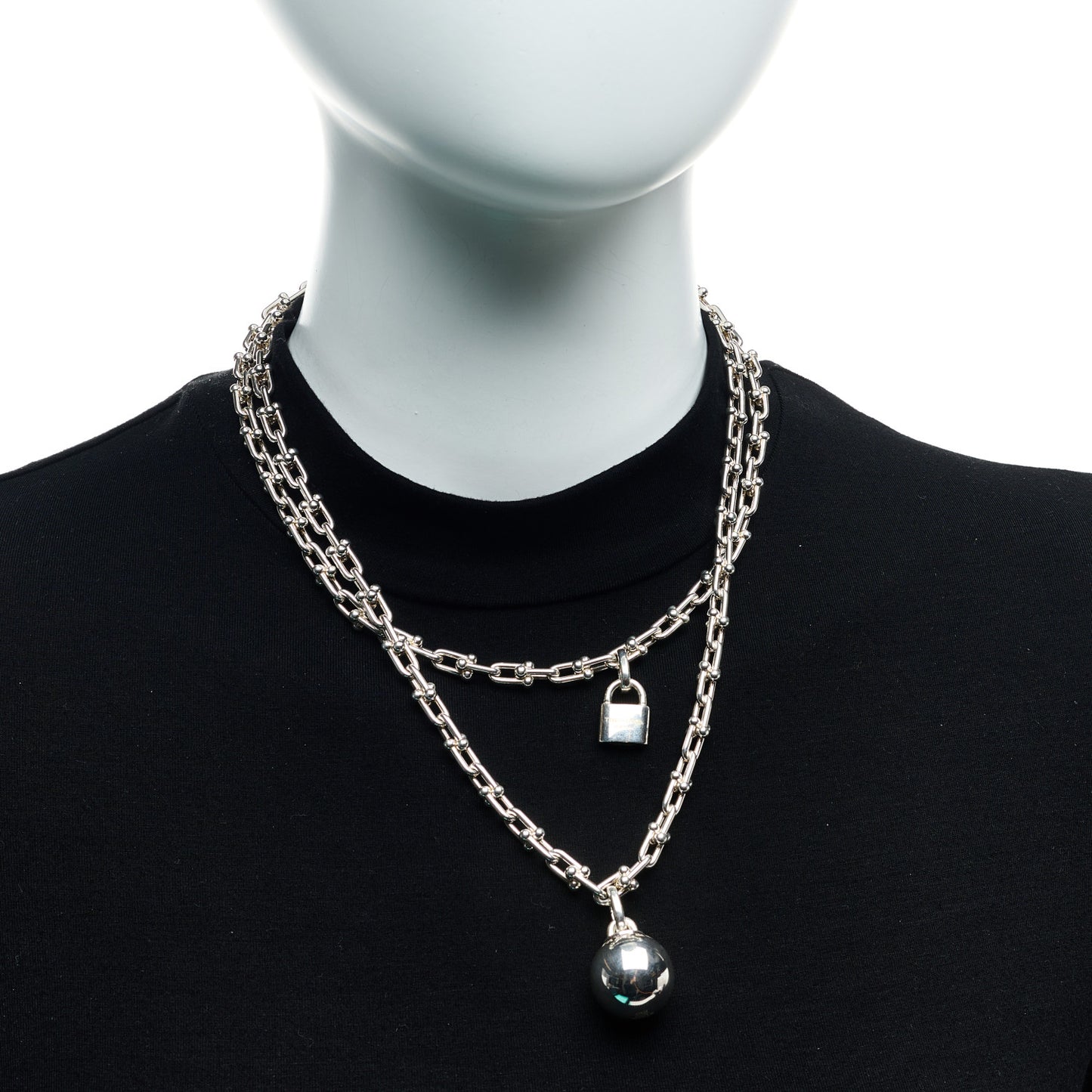 Sterling Silver HardWear Wrap Necklace