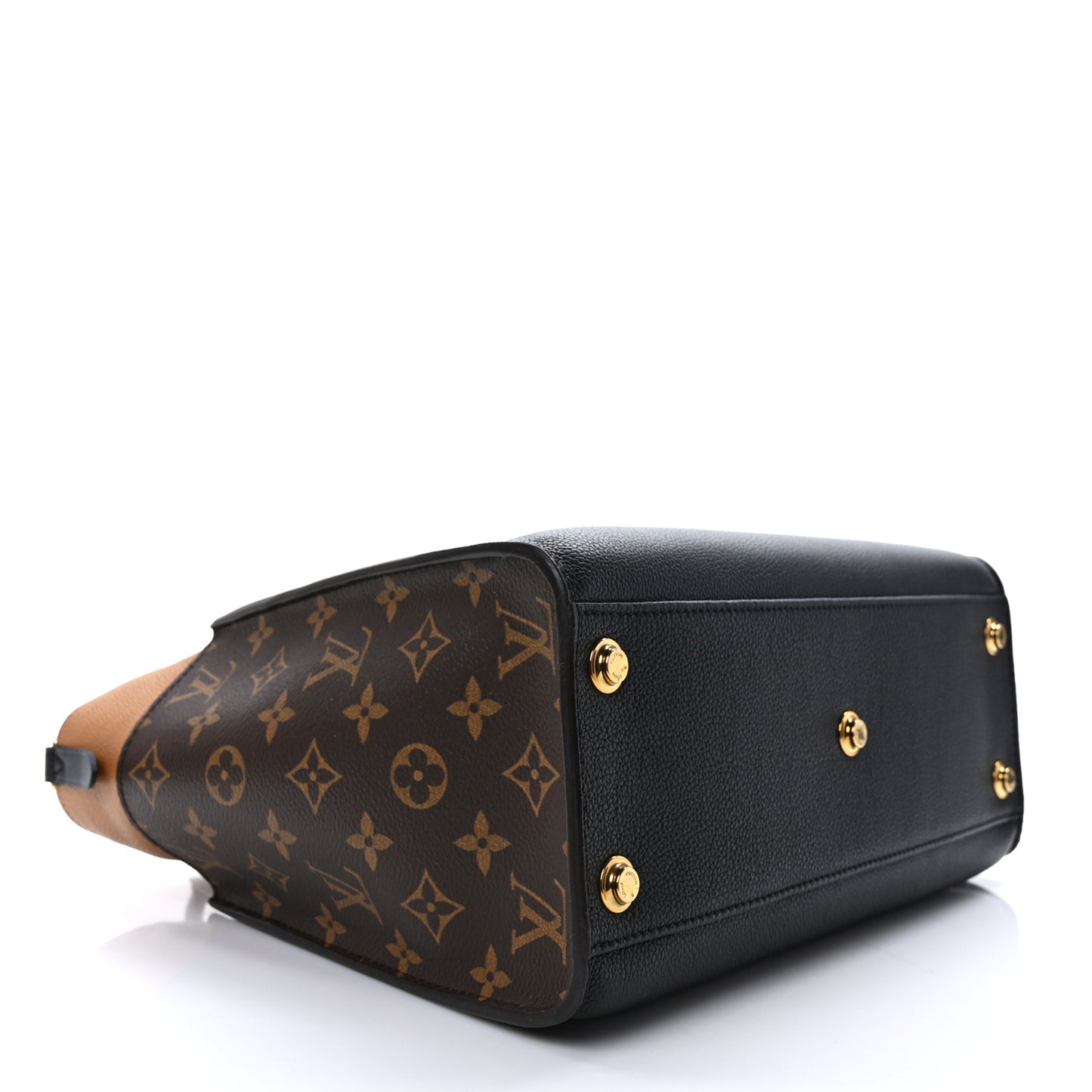 Calfskin Monogram On My Side Black