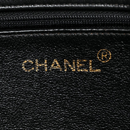 Chanel Lambskin CC Tote Black 6 of 12