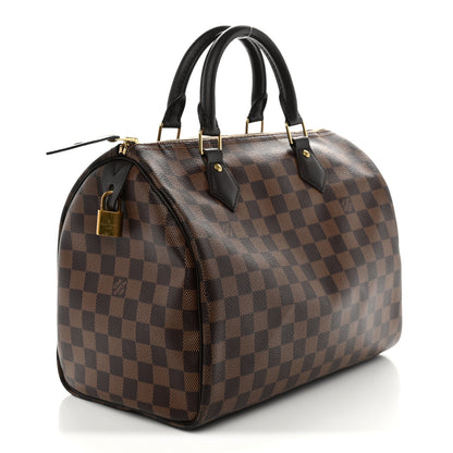 Louis Vuitton Damier Ebene Speedy 30 3 of 9
