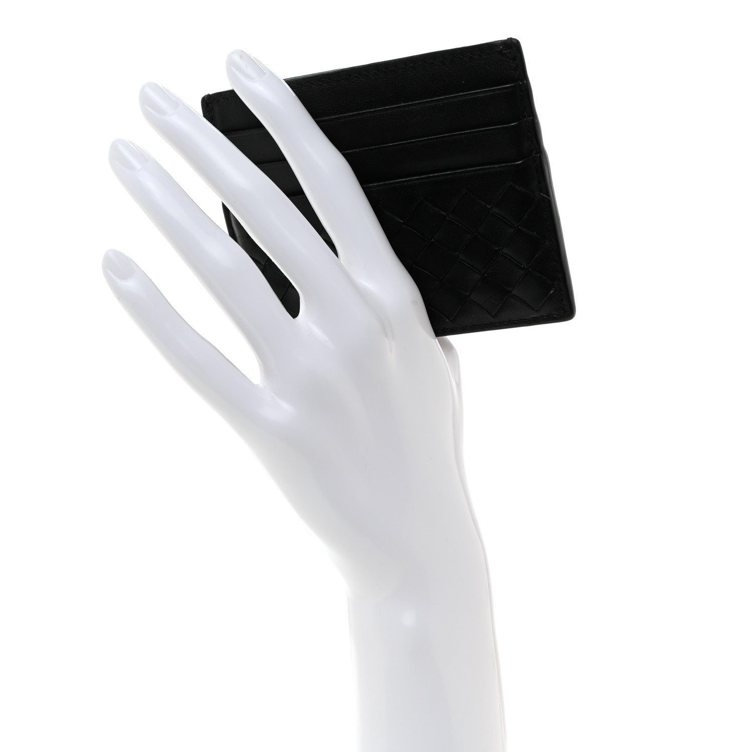 Bottega Veneta Nappa Intrecciato Card Holder Black 2 of 8