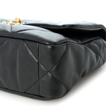 Chanel Lambskin Quilted Medium Chanel 19 Flap Black 10 of 10