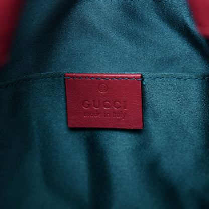 Gucci Velvet Matelasse GG Marmont Bucket Bag Light Raspberry Rose 6 of 16
