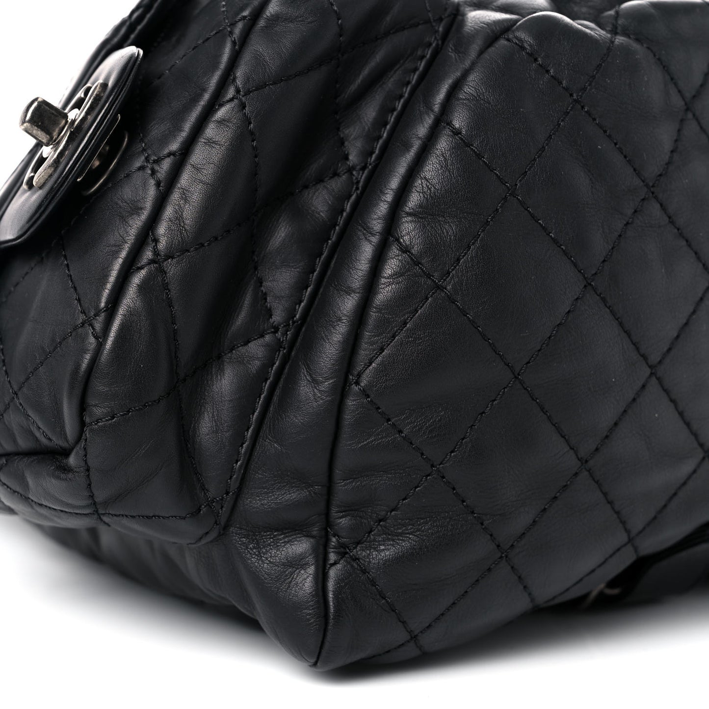 Calfskin Large Backpack Is Back Black