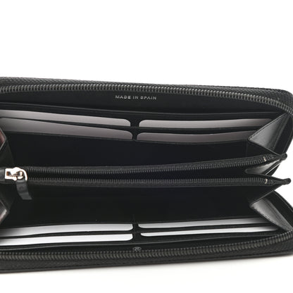 Chanel Caviar Large Timeless CC Zip Around Wallet Black 5 of 8
