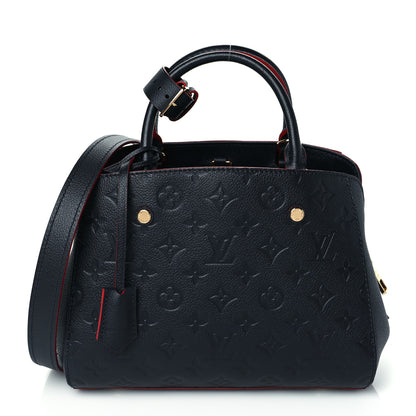 Louis Vuitton Empreinte Montaigne BB Marine Rouge 1 of 9