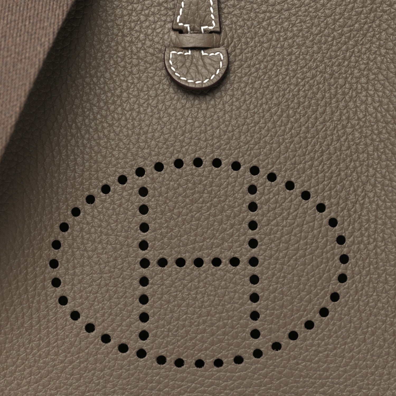 Hermes Taurillon Clemence Evelyne TPM Etoupe 8 of 11