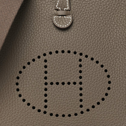 Hermes Taurillon Clemence Evelyne TPM Etoupe 8 of 11
