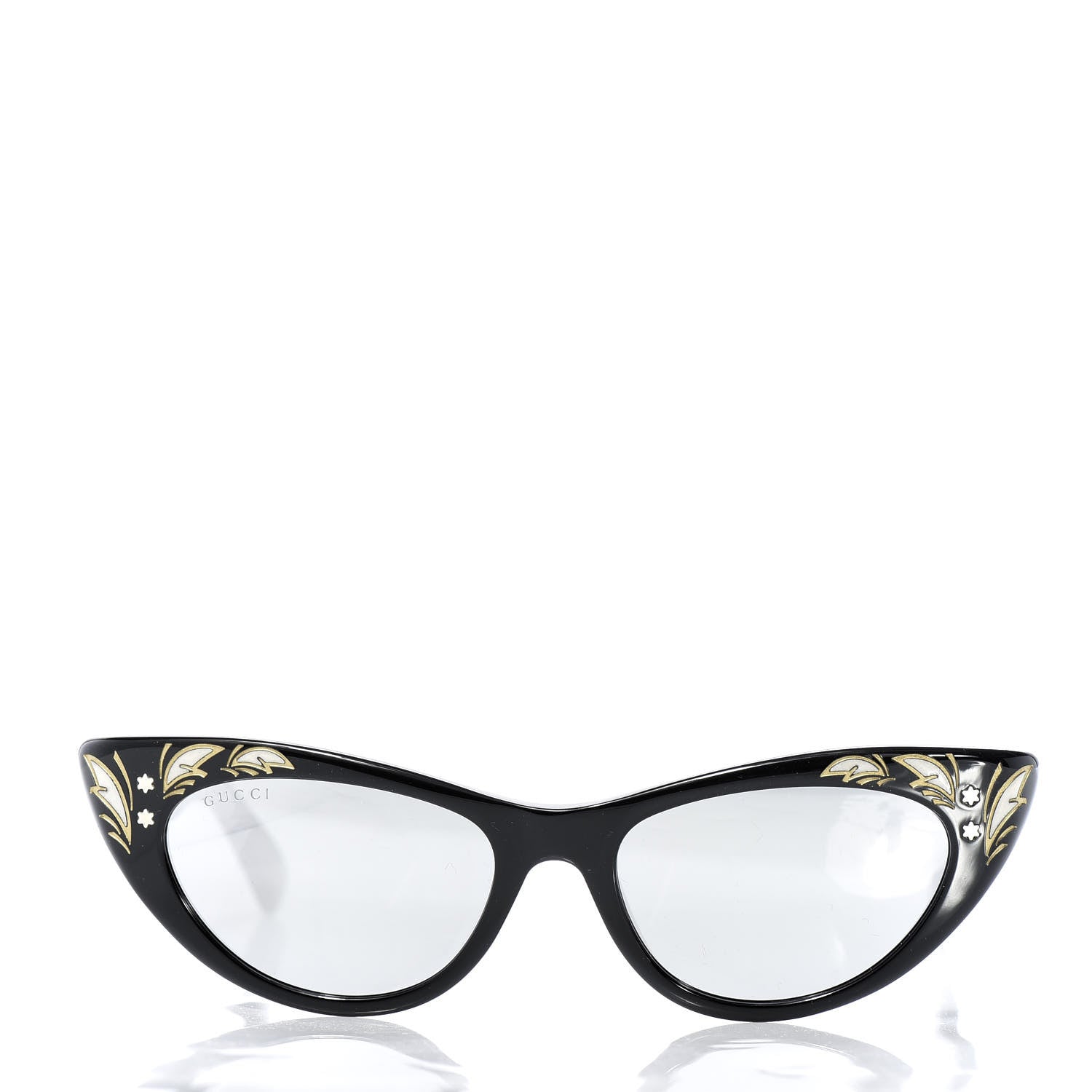 Gucci Acetate Cat Eye GG0089S Sunglasses Black 2 of 9