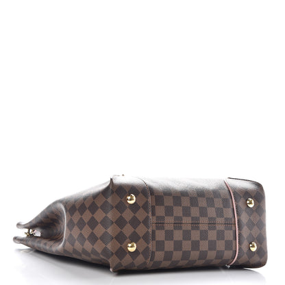 Louis Vuitton Damier Ebene Caissa Hobo Rose Ballerine 4 of 18