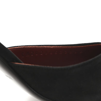 Hermes Suede Goatskin Baby 90 Pump 37 Black 9 of 10