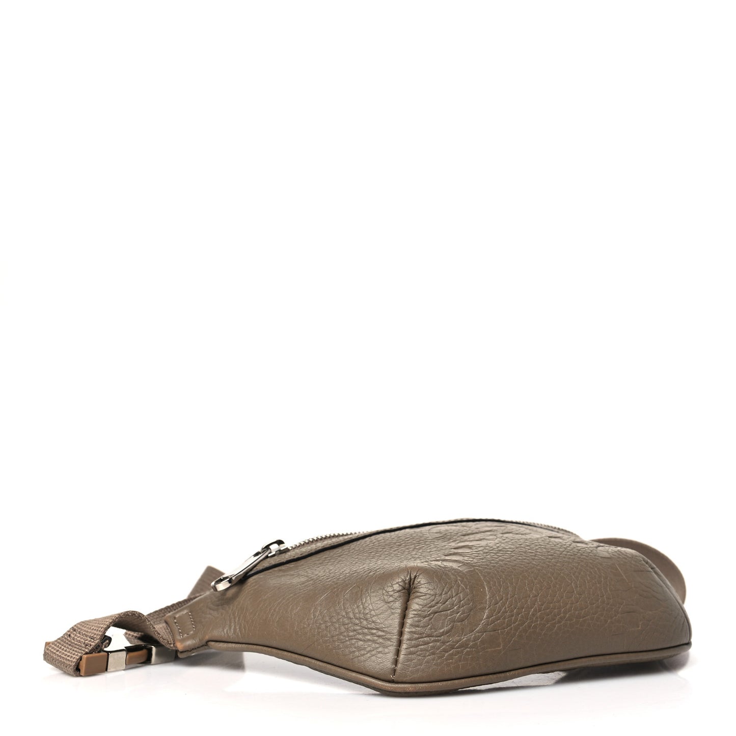 Piuma Calfskin Jumbo GG Embossed Small Belt Bag Good Taupe