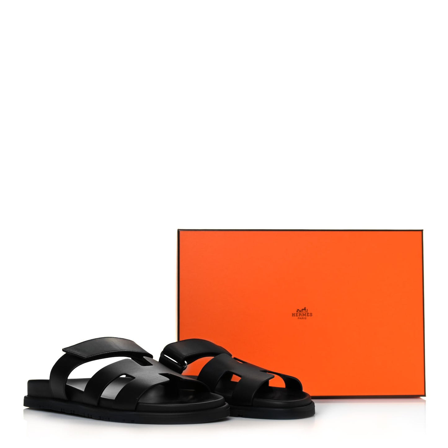 Calfskin Womens Chypre Sandals 40 Black