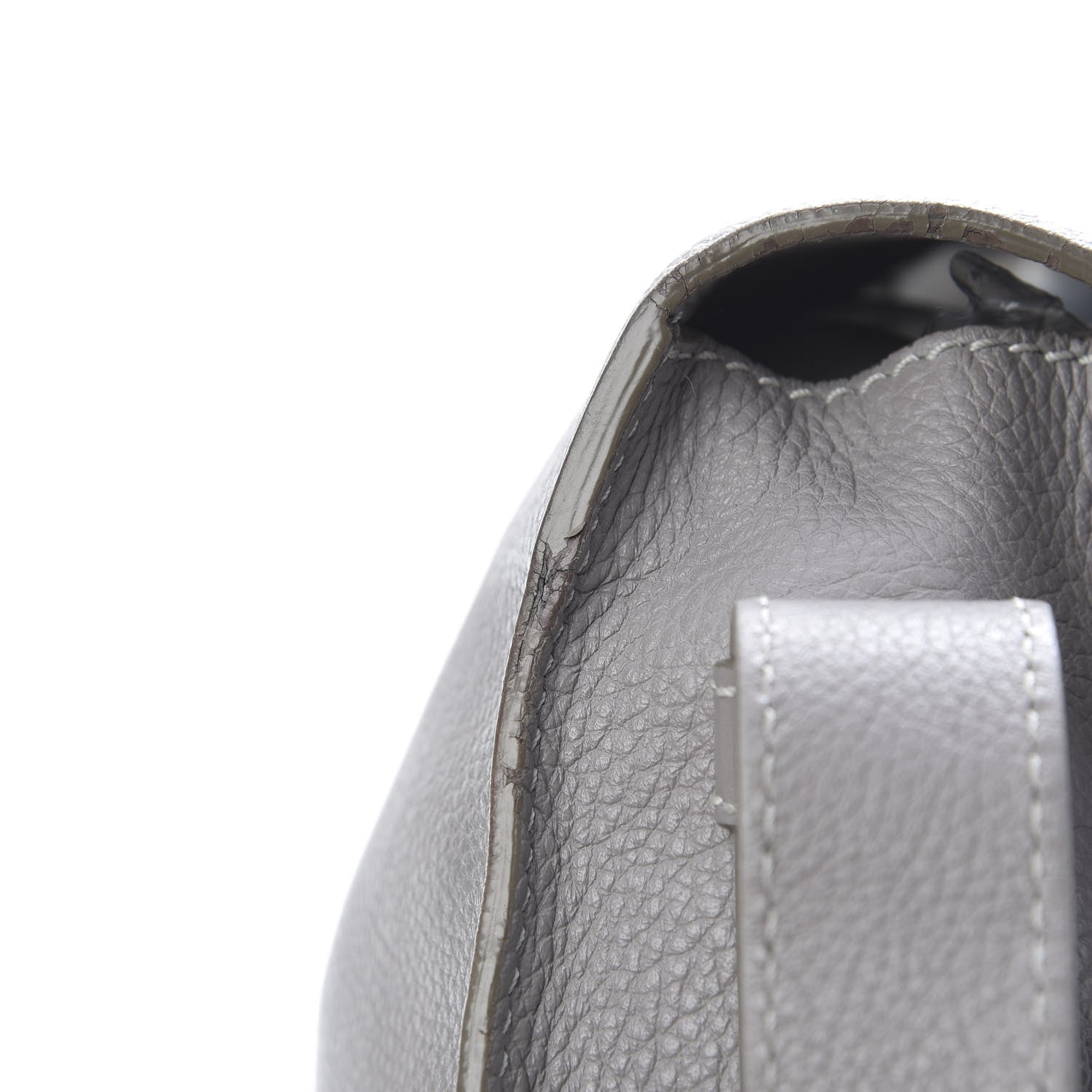 Chloe Calfskin Medium Marcie Round Crossbody Bag Cashmere Grey 16 of 18