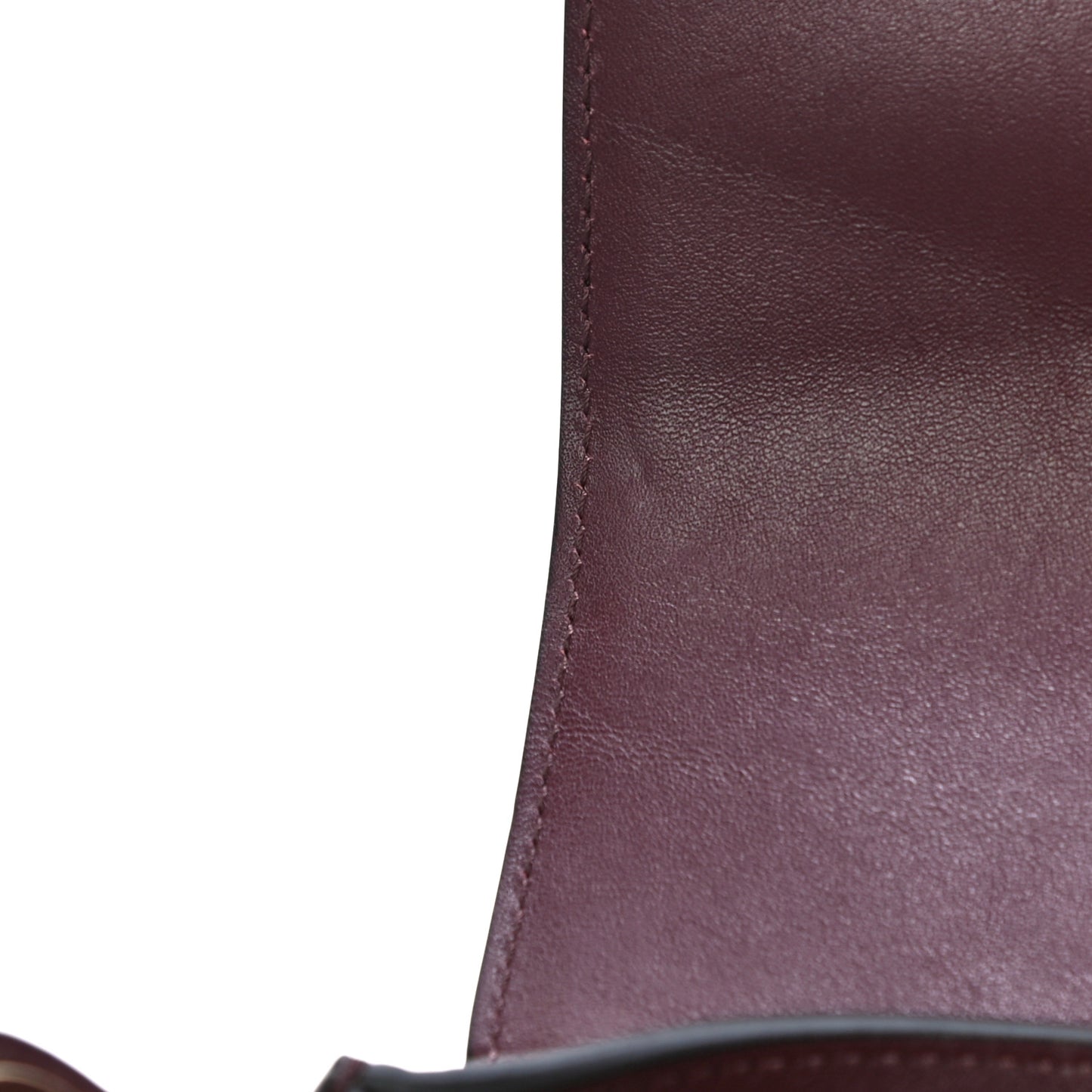 Velvet Calfskin Geometric Small Tess Bag Beige Brown